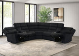 Atkinson Upholstered Reclining Sectional Sofa Black | Black | 601520