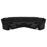 Atkinson Upholstered Reclining Sectional Sofa Black | Black | 601520
