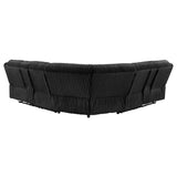 Atkinson Upholstered Reclining Sectional Sofa Black | Black | 601520