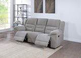 Gilson Chenille Upholstered Reclining Sofa Grey | Grey | 602551