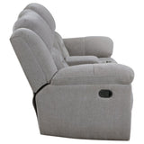 Gilson Chenille Upholstered Reclining Loveseat Grey | Grey | 602552