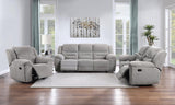 Gilson Chenille Upholstered Reclining Loveseat Grey | Grey | 602552