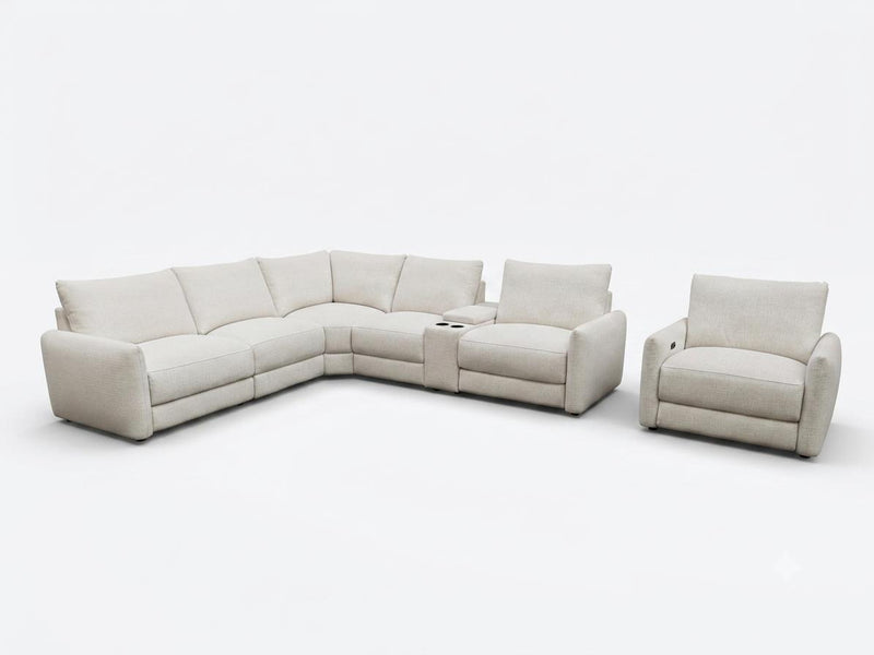 HP0426 Power Armless Recliner Pearl