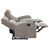 Hamilton Chenille Manual Reclining Sofa Sand | King | Beige | Sand | 603371