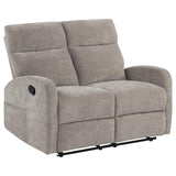 Hamilton Chenille Manual Reclining Loveseat Sand | King | Beige | Sand | 603372