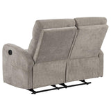 Hamilton Chenille Manual Reclining Loveseat Sand | King | Beige | Sand | 603372