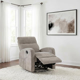 Hamilton Chenille Manual Recliner Sand | King | Beige | Sand | 603373