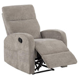 Hamilton Chenille Manual Recliner Sand | King | Beige | Sand | 603373