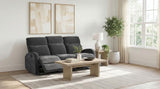 Hamilton Chenille Manual Reclining Sofa Charcoal Grey | King | Grey | Charcoal Grey | 603374