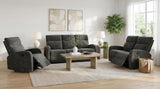 Hamilton Chenille Manual Reclining Loveseat Charcoal Grey | King | Grey | Charcoal Grey | 603375