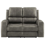 Brickston Triple Power Reclining Loveseat Charcoal | King | Grey | Charcoal | 603432PPP