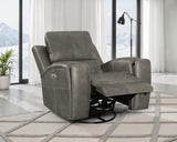 Brickston Triple Power Swivel Glider Recliner Charcoal | Grey | Charcoal | 603433PPP