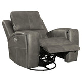 Brickston Triple Power Swivel Glider Recliner Charcoal | Grey | Charcoal | 603433PPP