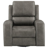 Brickston Triple Power Swivel Glider Recliner Charcoal | Grey | Charcoal | 603433PPP