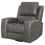 Brickston Triple Power Swivel Glider Recliner Charcoal | Grey | Charcoal | 603433PPP