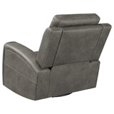 Brickston Triple Power Swivel Glider Recliner Charcoal | Grey | Charcoal | 603433PPP