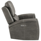 Brickston Triple Power Swivel Glider Recliner Charcoal | Grey | Charcoal | 603433PPP