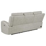 Brickston Triple Power Reclining Sofa Grey | Beige | Grey | 603434PPP