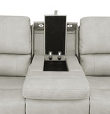 Brickston Triple Power Reclining Sofa Grey | Beige | Grey | 603434PPP