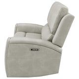 Brickston Triple Power Reclining Loveseat Grey | King | Beige | Grey | 603435PPP