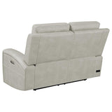 Brickston Triple Power Reclining Loveseat Grey | King | Beige | Grey | 603435PPP