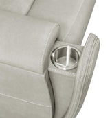 Brickston Triple Power Reclining Loveseat Grey | King | Beige | Grey | 603435PPP
