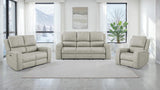 Brickston Triple Power Reclining Loveseat Grey | King | Beige | Grey | 603435PPP