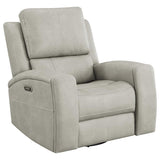 Brickston Triple Power Swivel Glider Recliner Grey