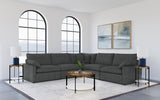 Collins Modular Armless Chair Dark Grey | Grey | Dark Grey | 609530AC
