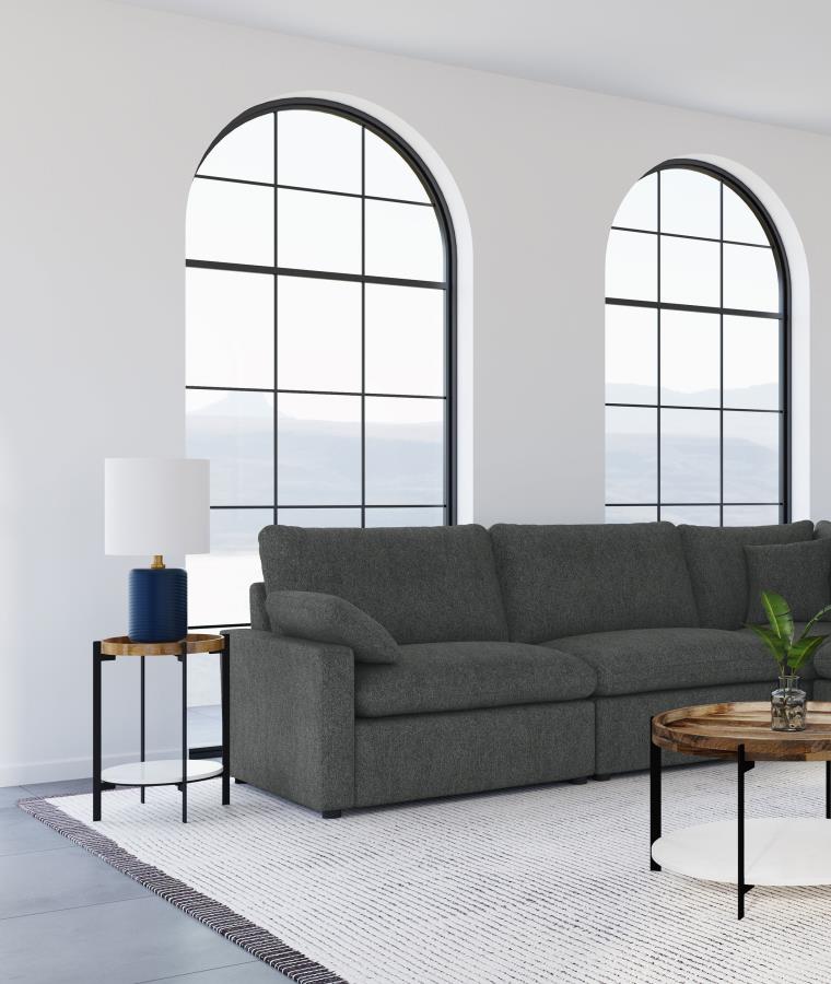 Collins Modular Power Armless Recliner Dark Grey | Grey | Dark Grey | 609530ARP