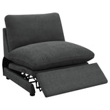 Collins Modular Power Armless Recliner Dark Grey | Grey | Dark Grey | 609530ARP