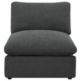 Collins Modular Power Armless Recliner Dark Grey | Grey | Dark Grey | 609530ARP