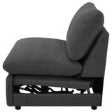 Collins Modular Power Armless Recliner Dark Grey | Grey | Dark Grey | 609530ARP