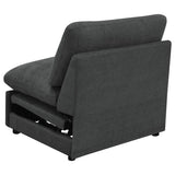 Collins Modular Power Armless Recliner Dark Grey | Grey | Dark Grey | 609530ARP