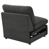 Collins Modular Power Armless Recliner Dark Grey | Grey | Dark Grey | 609530ARP