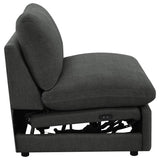 Collins Modular Power Armless Recliner Dark Grey | Grey | Dark Grey | 609530ARP