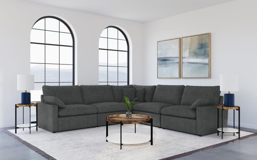 Collins Modular Corner Chair Dark Grey | Grey | Dark Grey | 609530CRN