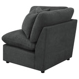 Collins Modular Corner Chair Dark Grey | Grey | Dark Grey | 609530CRN