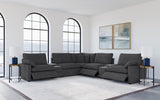 Collins 7-piece Modular Power Reclining Sectional Dark Grey | Grey | Dark Grey | 609530P-SETA