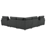 Collins 7-piece Modular Power Reclining Sectional Dark Grey | Grey | Dark Grey | 609530P-SETA