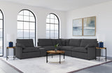 Collins 5-piece Modular Power Reclining Sectional Dark Grey