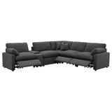 Collins 6-piece Modular Power Reclining Sectional Dark Grey | Grey | Dark Grey | 609530P-SET