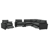 Collins 6-piece Modular Power Reclining Sectional Dark Grey | Grey | Dark Grey | 609530P-SET