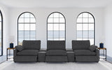 Collins 5-Piece Power Reclining Home Theater Seating Dark Grey | Grey | Dark Grey | 609531PT