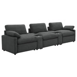 Collins 5-Piece Power Reclining Home Theater Seating Dark Grey | Grey | Dark Grey | 609531PT