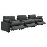 Collins 5-Piece Power Reclining Home Theater Seating Dark Grey | Grey | Dark Grey | 609531PT
