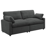 Collins Modular Power Loveseat Dark Grey | Grey | Dark Grey | 609532P