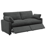 Collins Modular Power Loveseat Dark Grey | Grey | Dark Grey | 609532P
