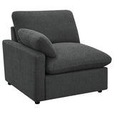 Collins Modular Power Loveseat Dark Grey | Grey | Dark Grey | 609532P