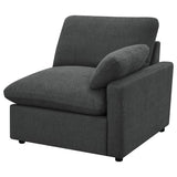Collins Modular Power Loveseat Dark Grey | Grey | Dark Grey | 609532P
